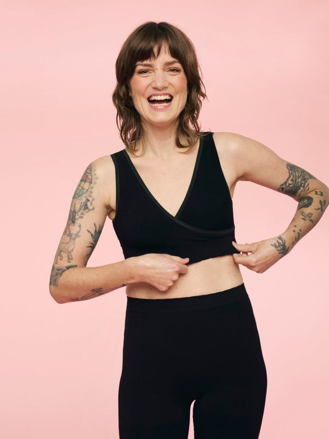 Momkind crossover bra, Momkind rasedusaegne ja imetamiseks sobiv risti lõikega rinnahoidja, imetamisrinnahoidja