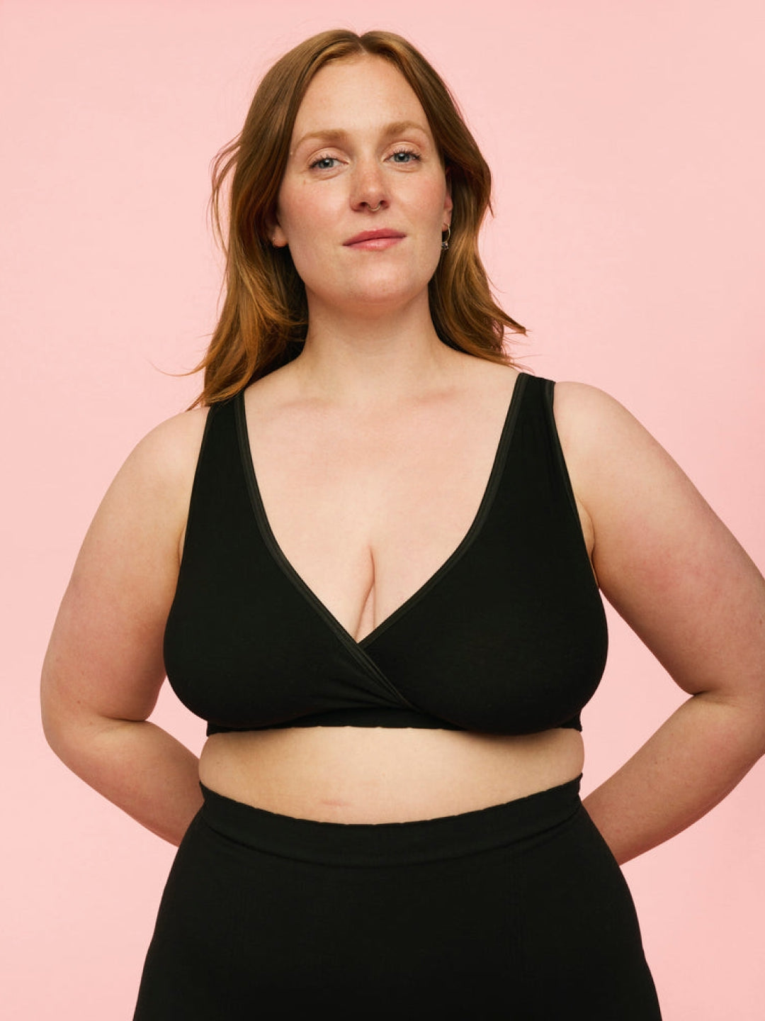 Momkind crossover bra, Momkind rasedusaegne ja imetamiseks sobiv risti lõikega rinnahoidja, imetamisrinnahoidja