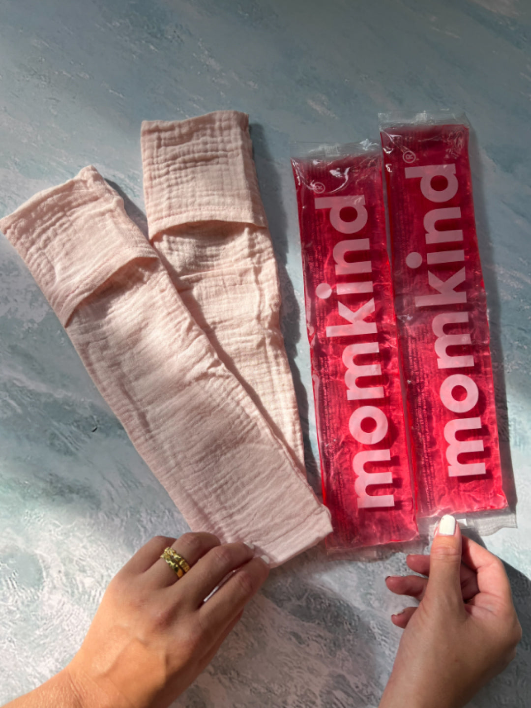 Momkind hot/gold therapy bags, Momkind külma-kuumakotid sünnitusjärgseks ajaks