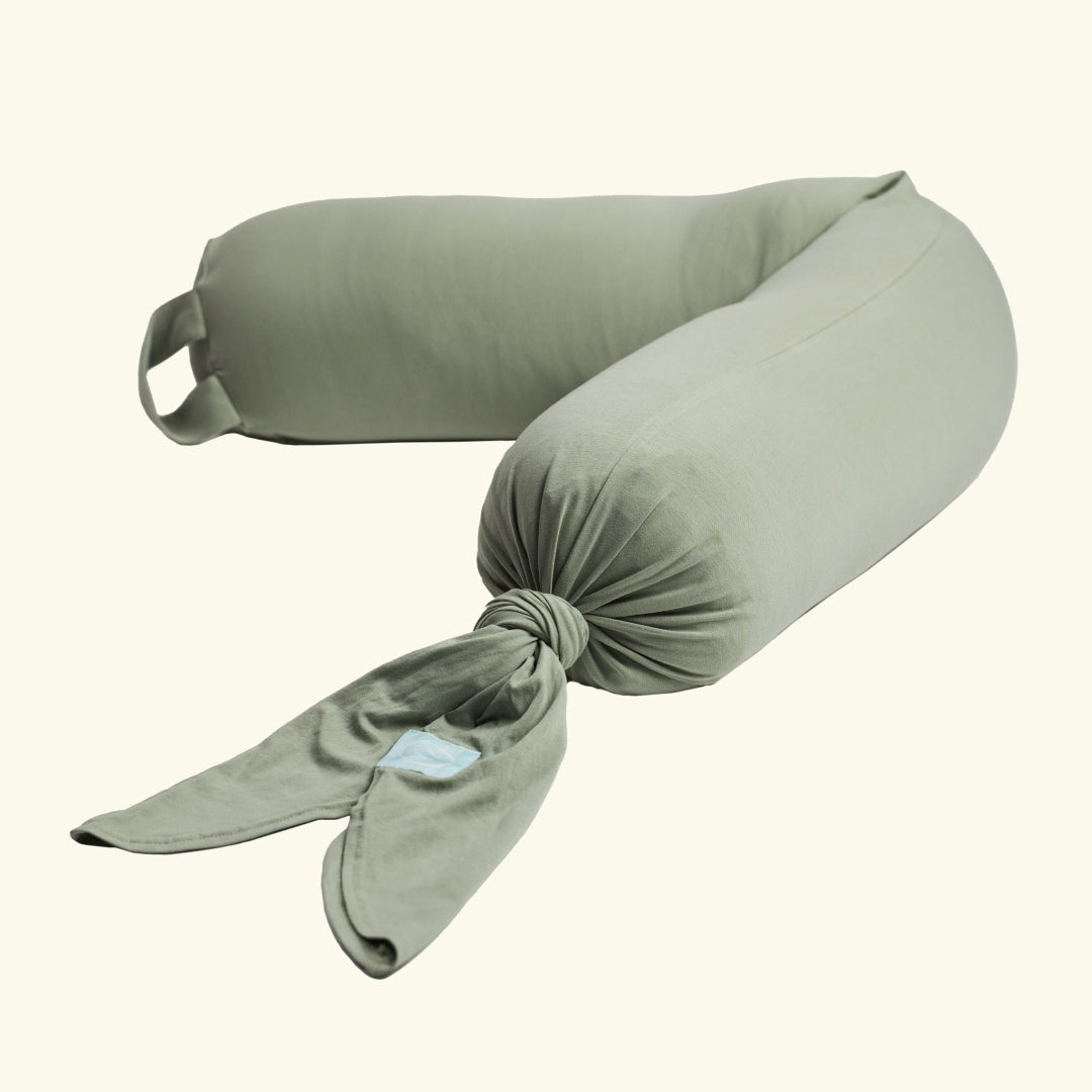 Najell pregnancy pillow with tie, Najell raseduspadi, imetamispadi, Agave Green