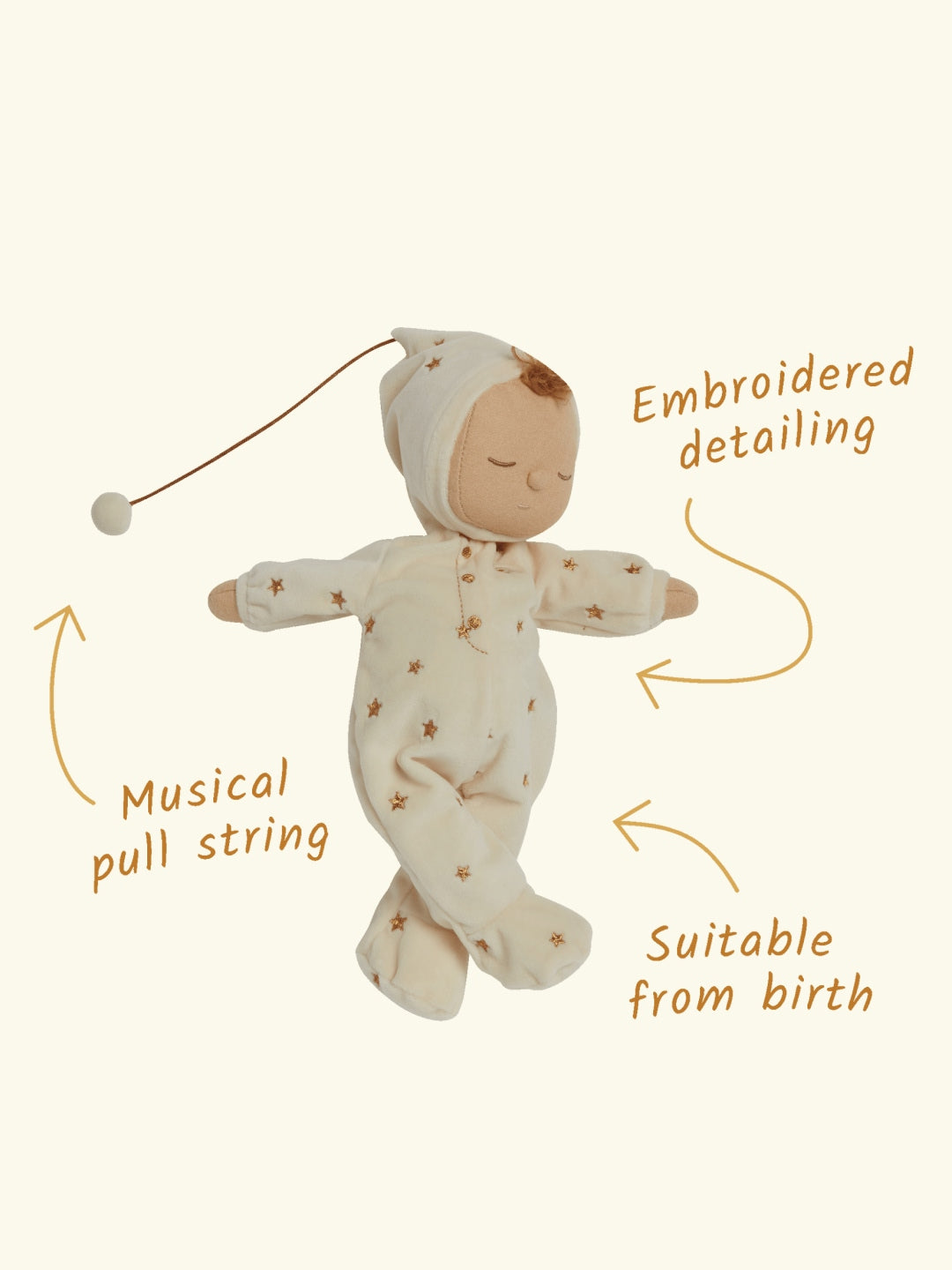 Olli Ella Lullaby Dozy Dinkum Lyra Buttercream