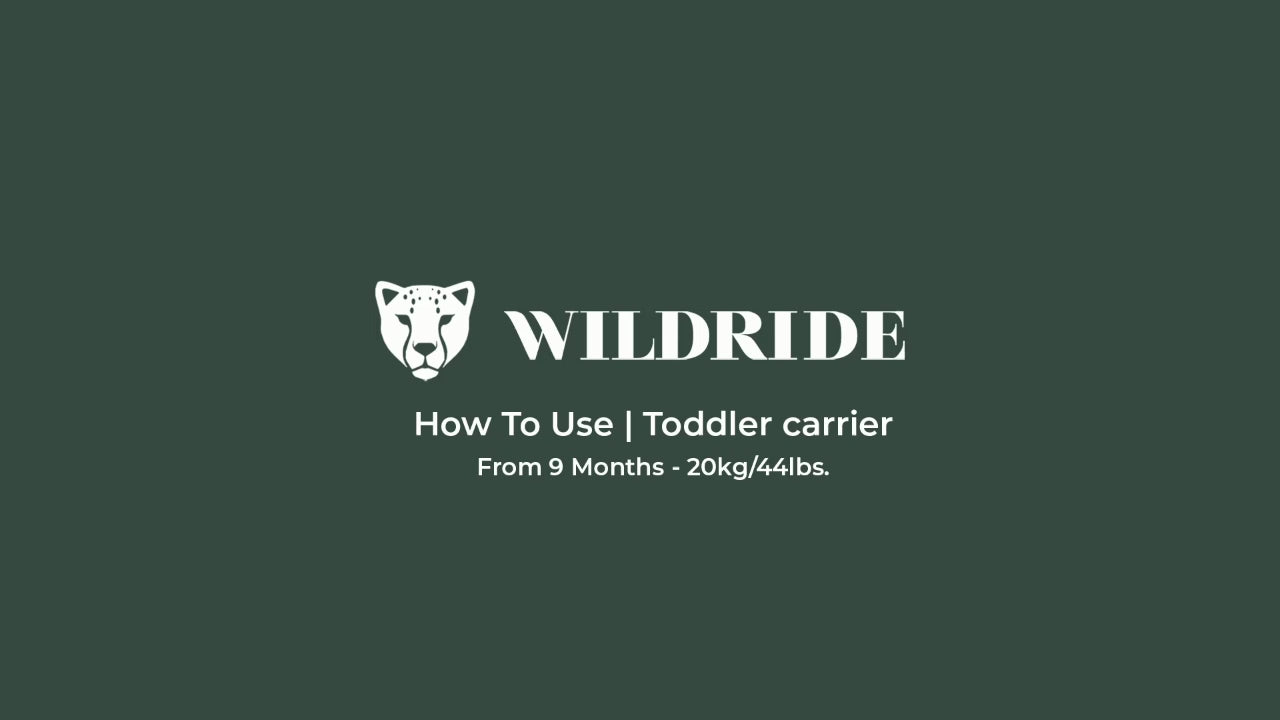 Wildride toddler carrier How to use, Kuidas kasutada Wildride väikelapse kandekotti, videojuhend