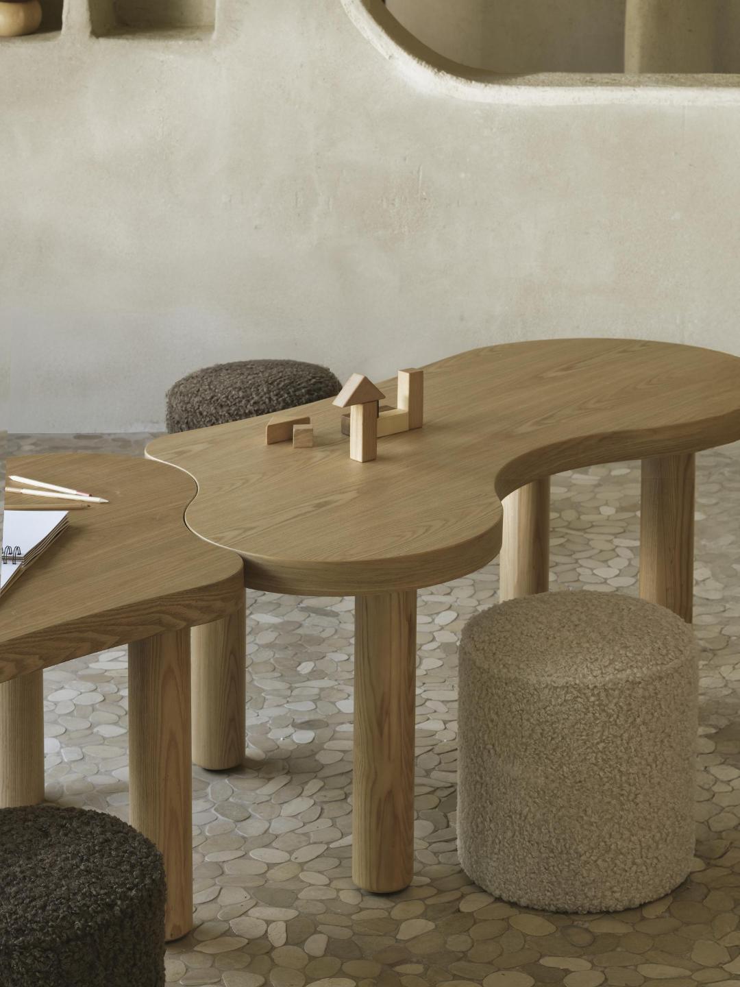 Quax modular kids tables and kids poufs, Quax moodullaud lastele ja tumba, all-groups