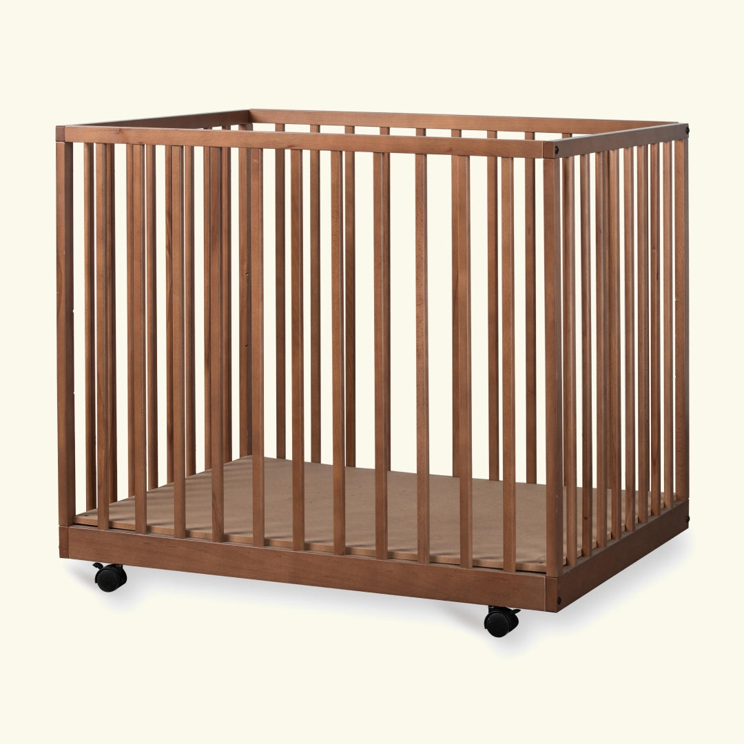 Quax playpen Mori natural, Quax mänguaedik Mori Walnut