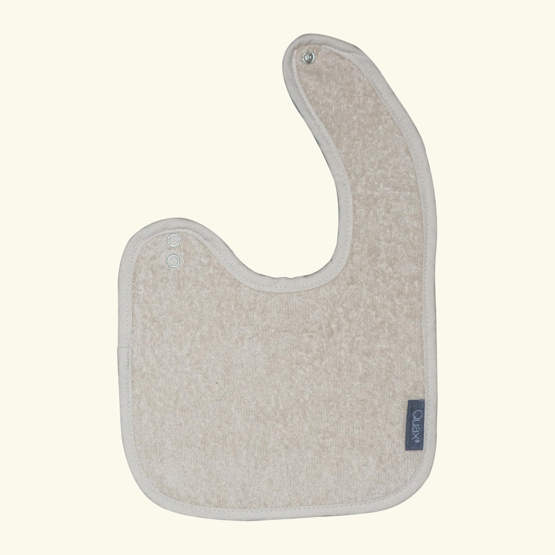Quax terry bib small, clay, Quax froteekangast pudipõll, väike Clay