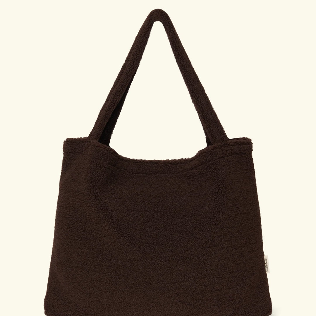 Studio Noos Teddy Mom-Bag, suur kott emale, mahukas kott, mähkmekott, vankrikott, Chocolate, tumepruun