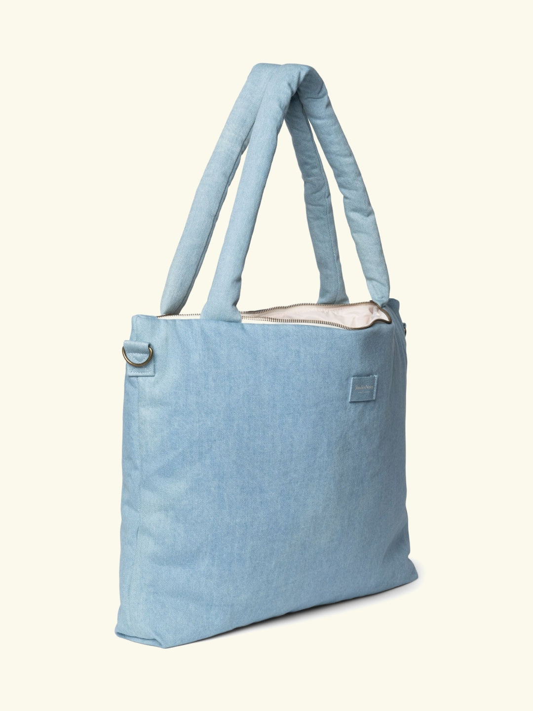 Studio Noos personalized diaper bag denim, personaliseeritud mähkmekott Denim, all-groups