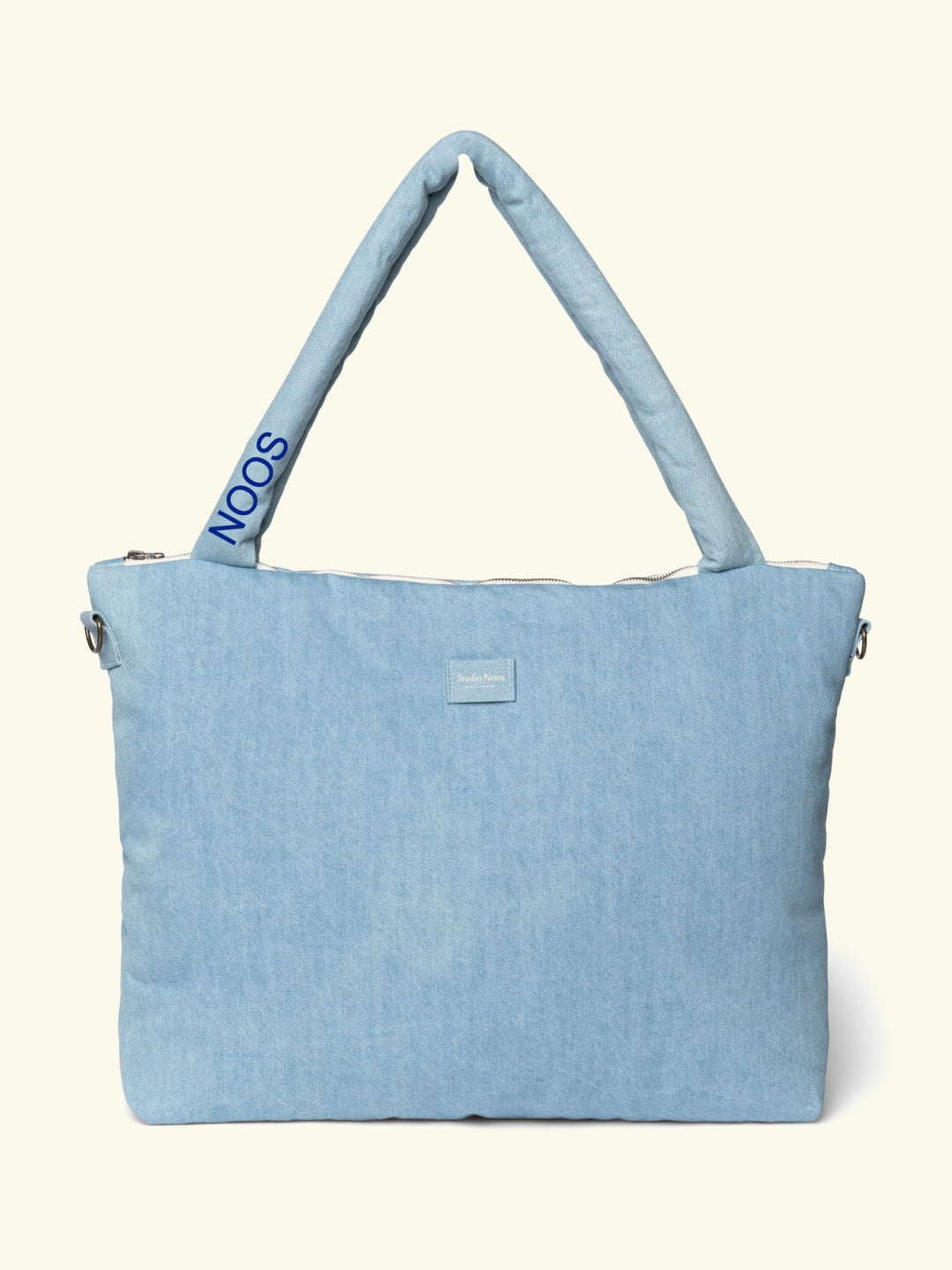 Studio Noos personalized diaper bag denim, personaliseeritud mähkmekott Denim, dark blue