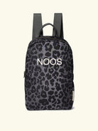 Studio Noos personalized Puffy Mini Backpack Antra Leopard, Studio Noos personaliseeritud puffy mini seljakott, off-white