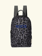 Studio Noos personalized Puffy Mini Backpack Antra Leopard, Studio Noos personaliseeritud puffy mini seljakott, dark blue