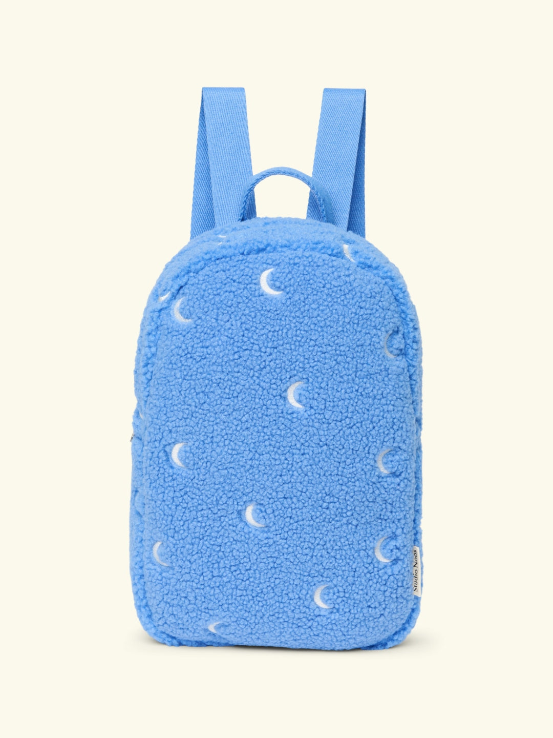 Studio Noos teddy mini backpack light blue moons, Studio Noos teddy mini seljakott helesinine kuud