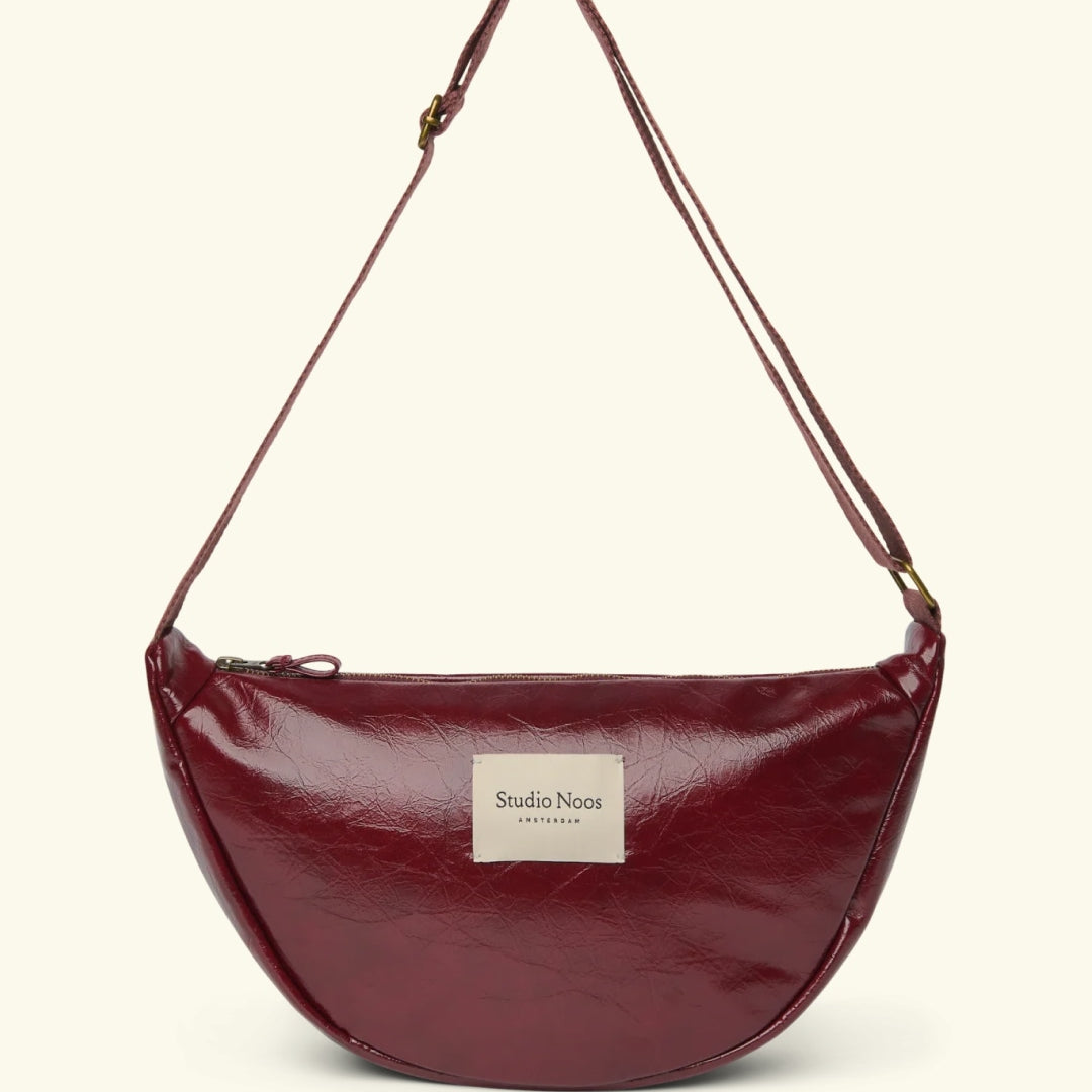 Studio Noos vegan leather fanny pack adult, Studio Noos vegannahast fanny pack, vöökott, õlakott, Burgundy