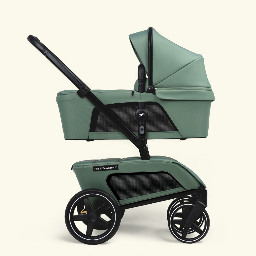The Jiffle wagon 2+ Stroller Set Pine