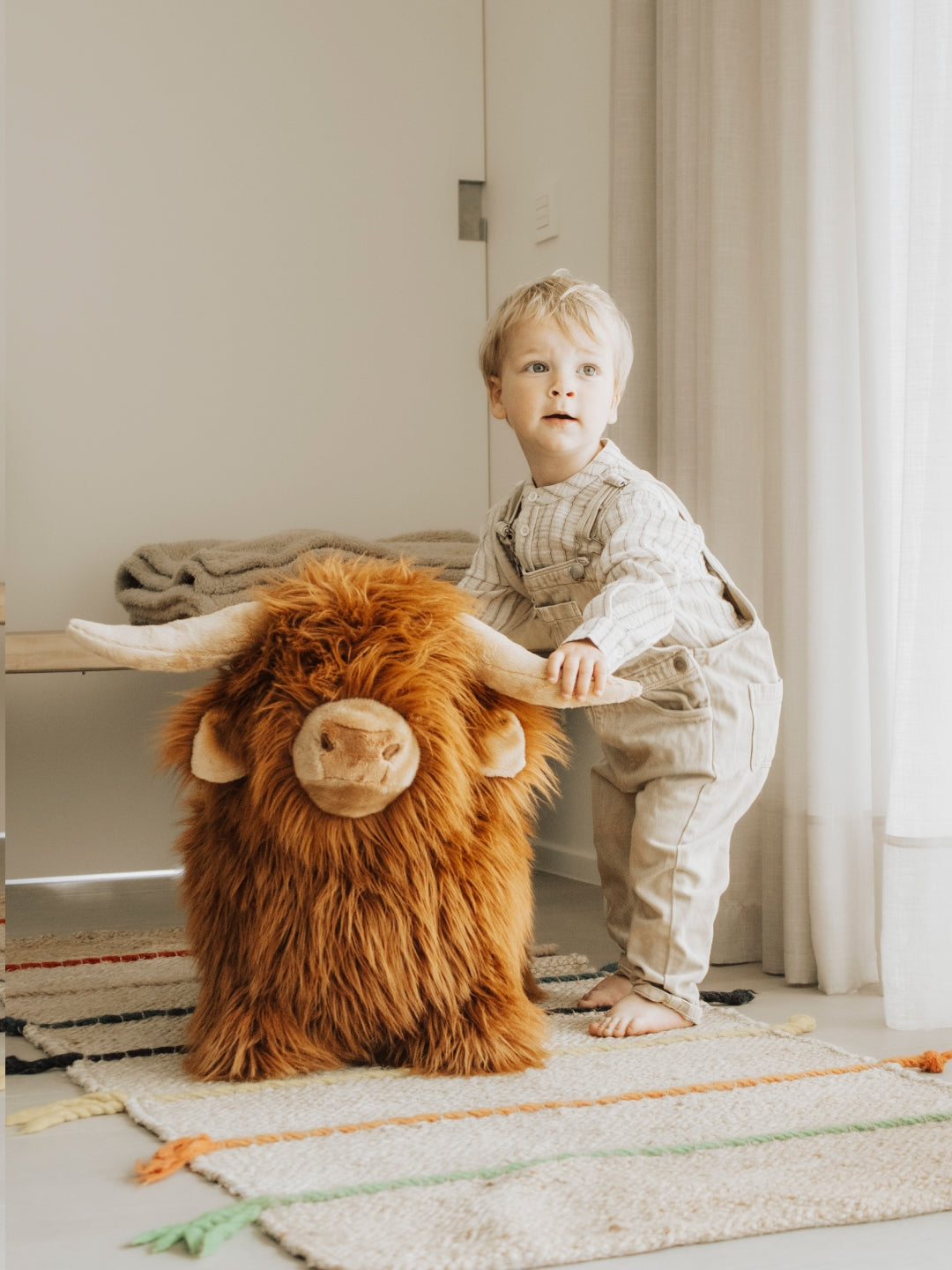 Wild&Soft Soft bouncy Highland Cow, Wild&Soft pehme hüppeloom mägiveis