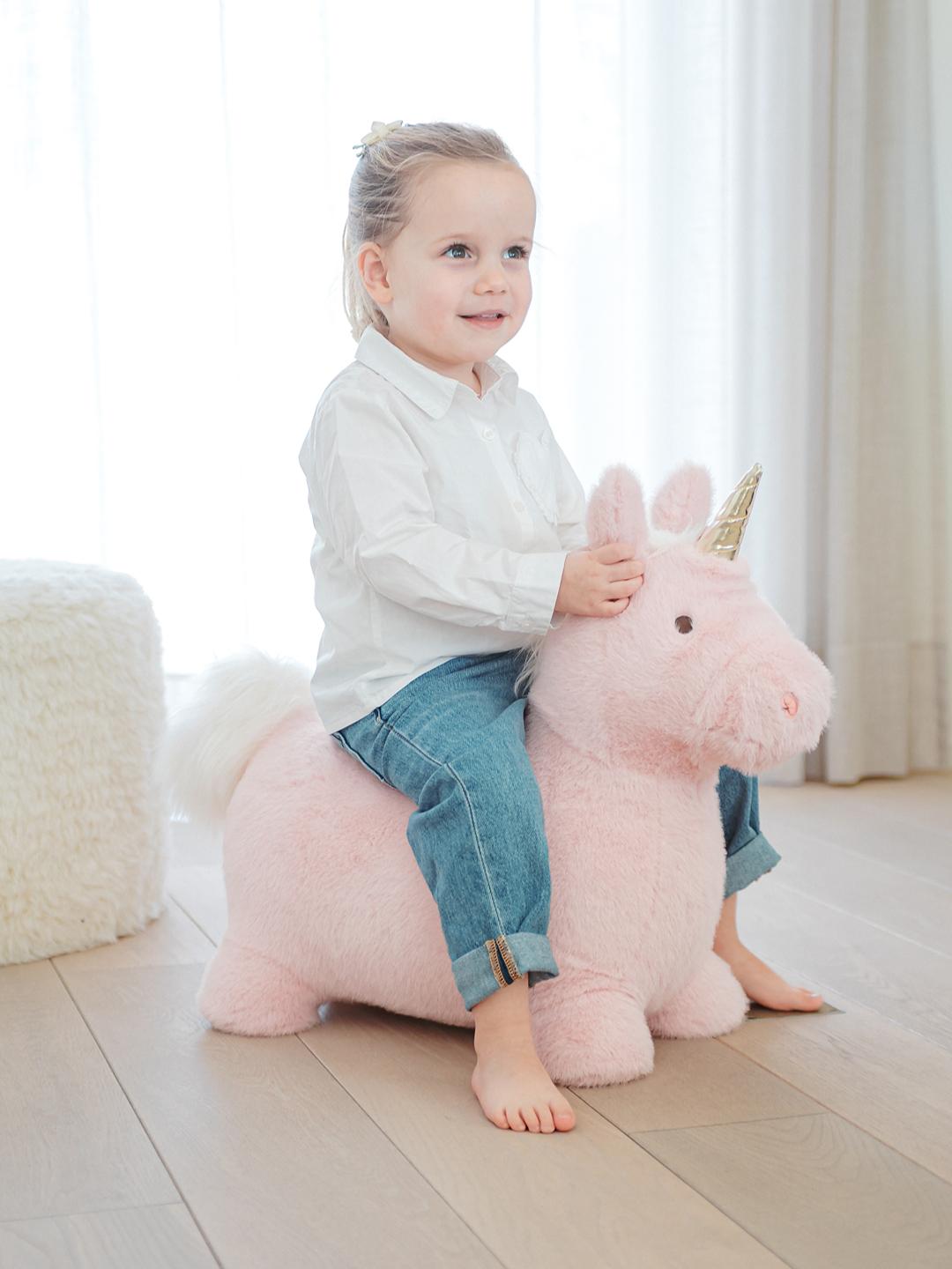 Wild&Soft bouncy Pink Unicorn, Wild&Soft pehme hüppeloom roosa ükssarvik