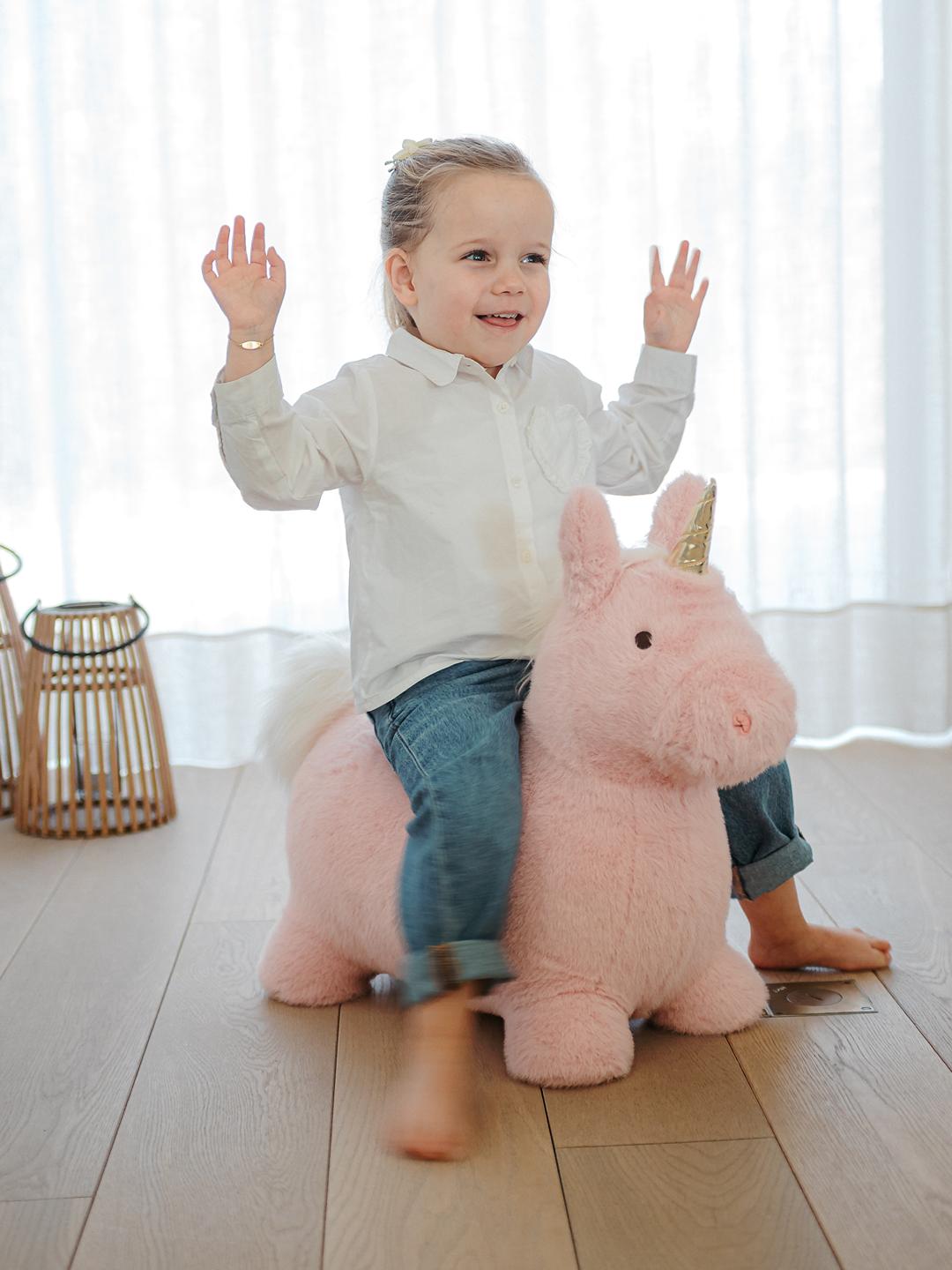 Wild&Soft bouncy Pink Unicorn, Wild&Soft pehme hüppeloom roosa ükssarvik