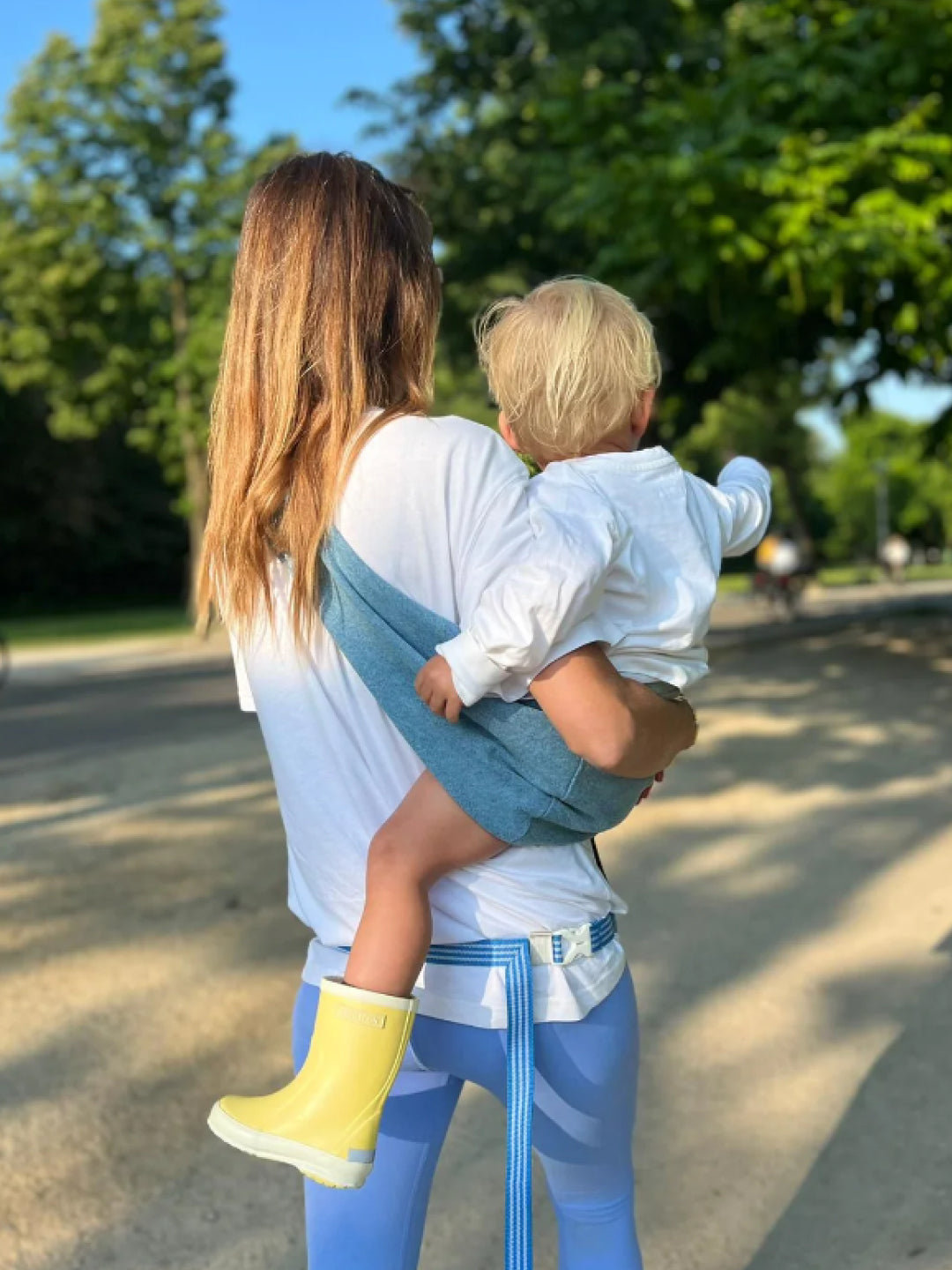 Wildride toddler carrier Denim, Wildride väikelapse kandekott teksa