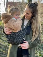 Wildride toddler carrier grey leopard, Wildride väikelapse kandekott grey leopard