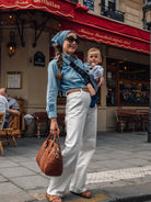 Wildride toddler swing carrier Indigo Stripes, Wildride väikelapse kandekott Indigo Stripes