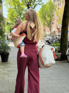 Wildride toddler swing carrier, Marie Marie x Wildride Orange Graphic, Wildride väikelapse kandekott Orange Graphic