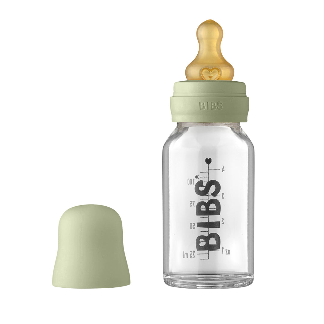 BIBS Baby Glass Bottle, BIBS klaasist lutipudel
