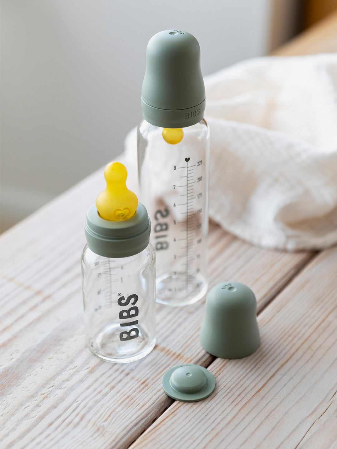 BIBS Bottle Nipple 2-pack, BIBS lutipudeli lutt 2-pakk