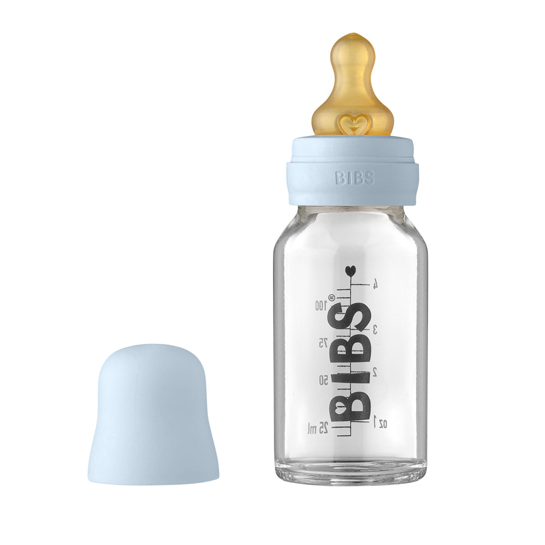 BIBS Baby Glass Bottle, BIBS klaasist lutipudel