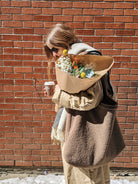 Studio Noos Personalized Mom-Bag - Brown, Studio Noos personaliseeritud Mom-Bag – värv Brown, nimetähtedega teddy suur kott emale, all-groups