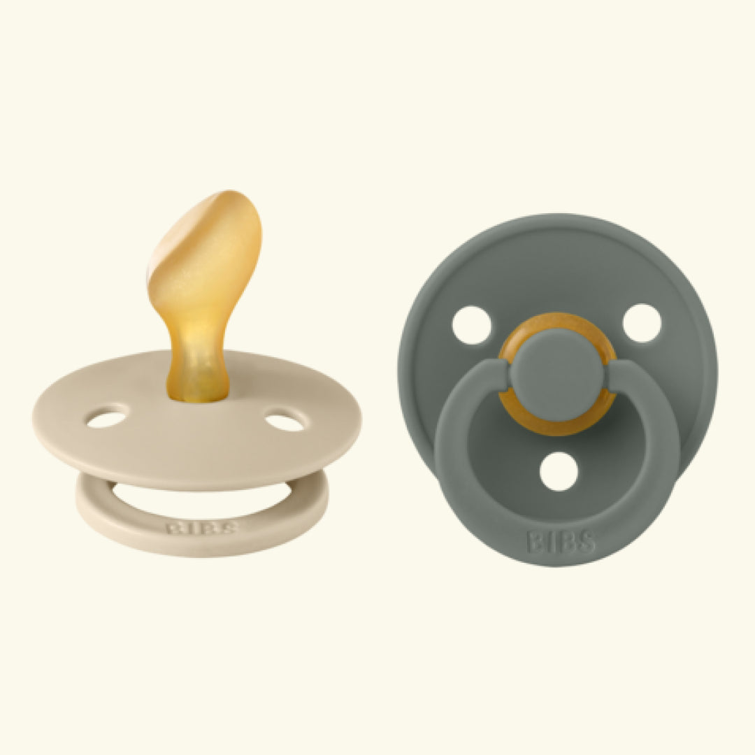 Bibs colour anatomical pacifiers, Bibs colour anatoomilised lutid, naturaalsest kummist lutid