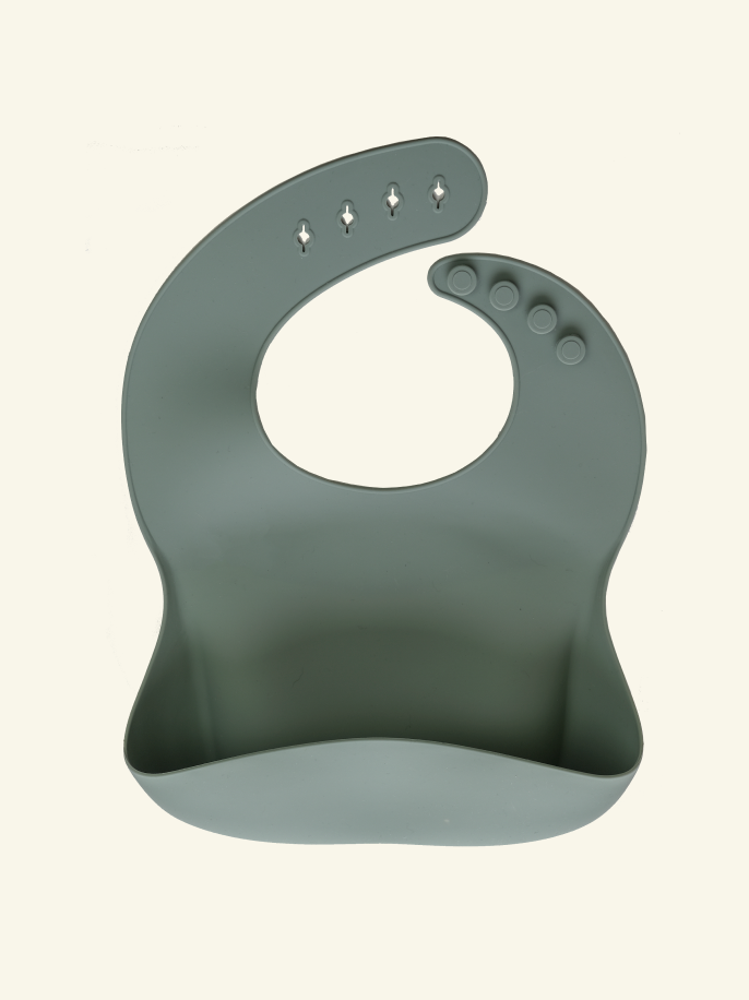 Atelier Keen Silicone Bib, Atelier Keen silikoonist põll, pudipõll, blue clay, all-groups