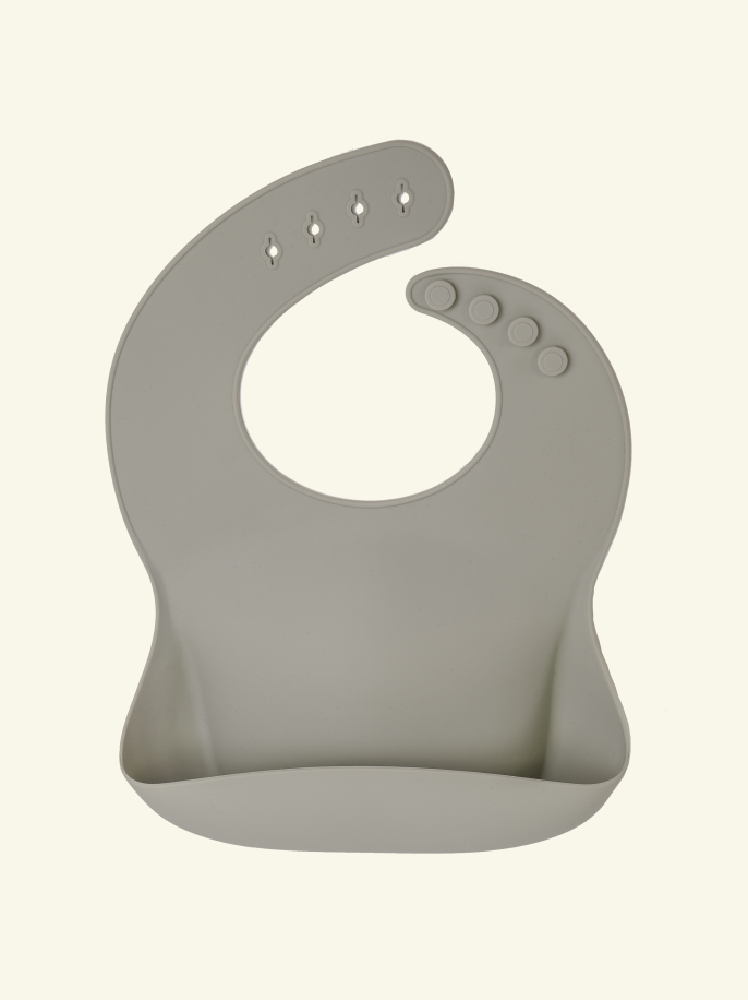 Atelier Keen Silicone Bib, Atelier Keen silikoonist põll, Greige, all-groups