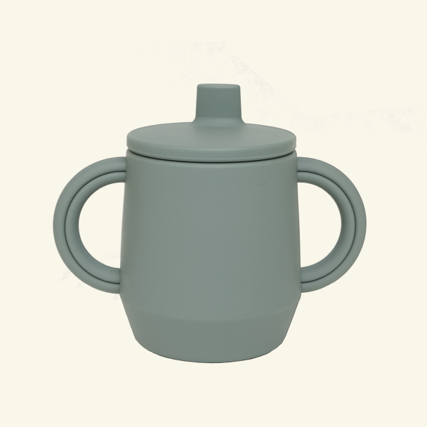Atelier Keen Silicone Sippy Cup, Atelier Keen silikoonist sangadega joogitops, Blue Clay