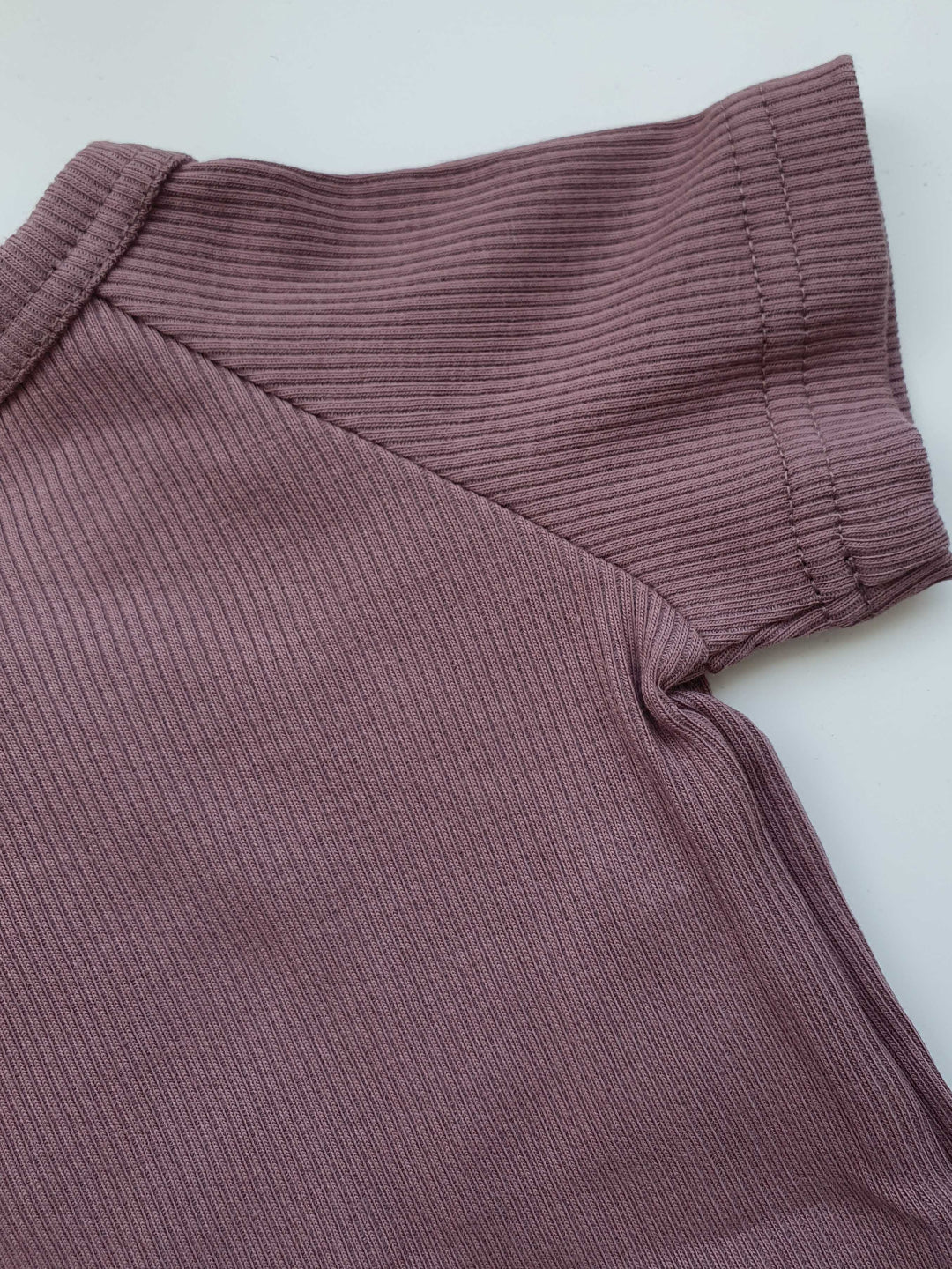 Babyluv Studio ribbed short sleeve wrap bodysuit, Babyluv Studio beebi lühikeste varrukatega hõlmikbodi