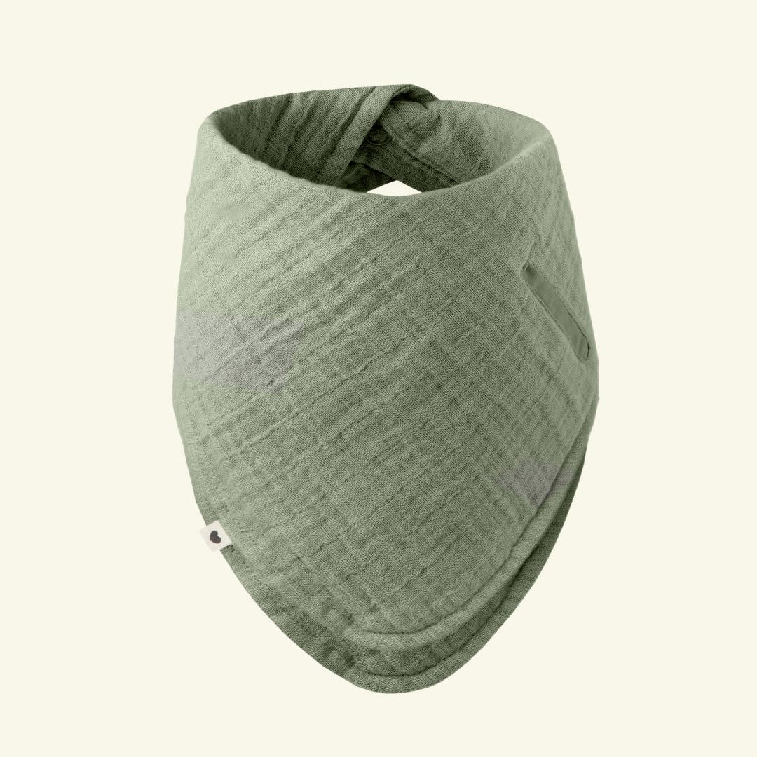 BIBS Bandana Bib, BIBS Bandana Bib musliinist pudipõll, sage roheline