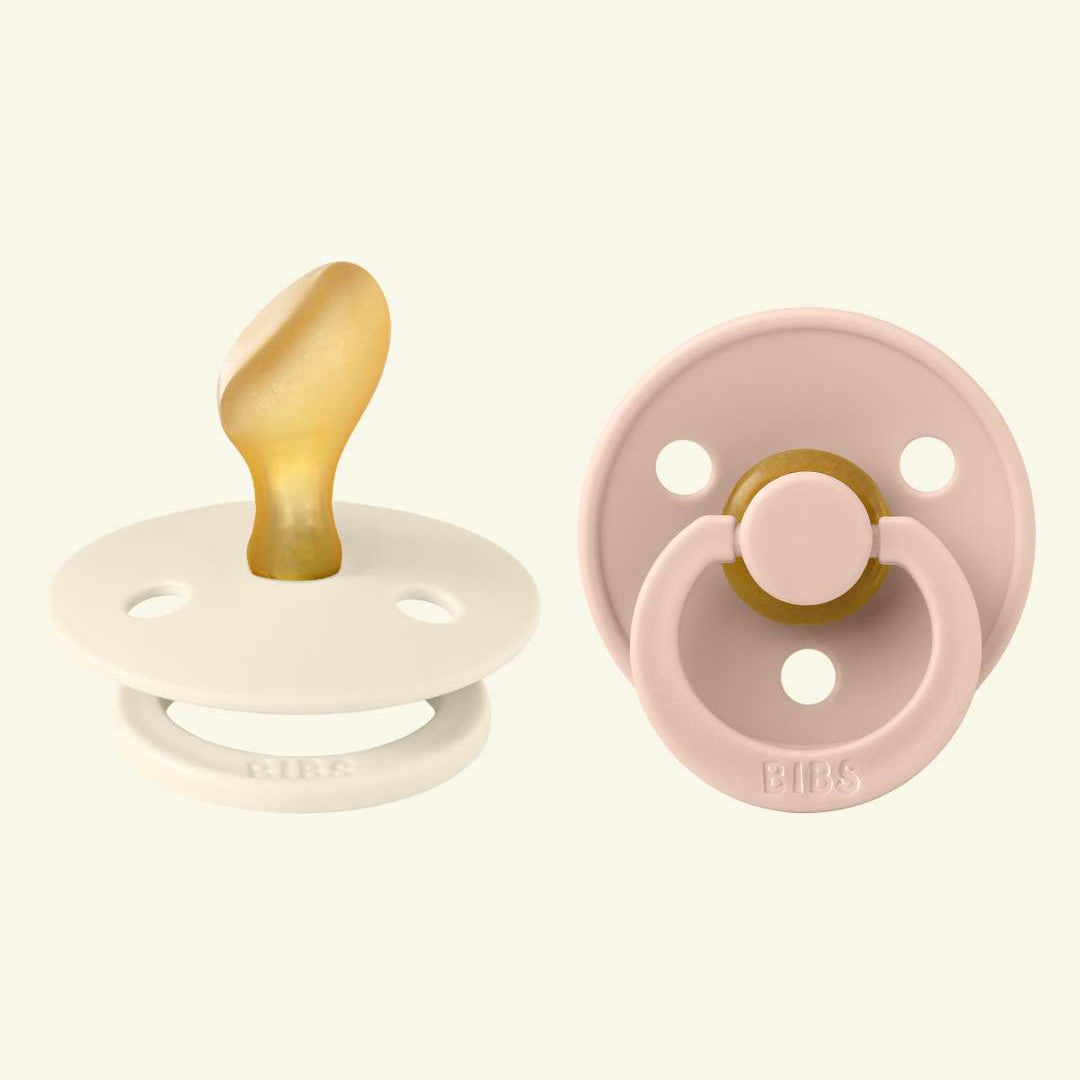 Bibs colour anatomical pacifiers, Bibs colour anatoomilised lutid, naturaalsest kummist lutid