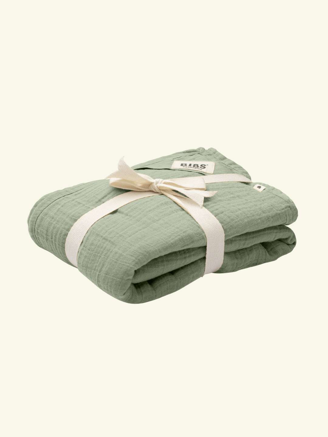 BIBS Cuddle Swaddle baby blanket, BIBS musliinist beebitekk, Sage