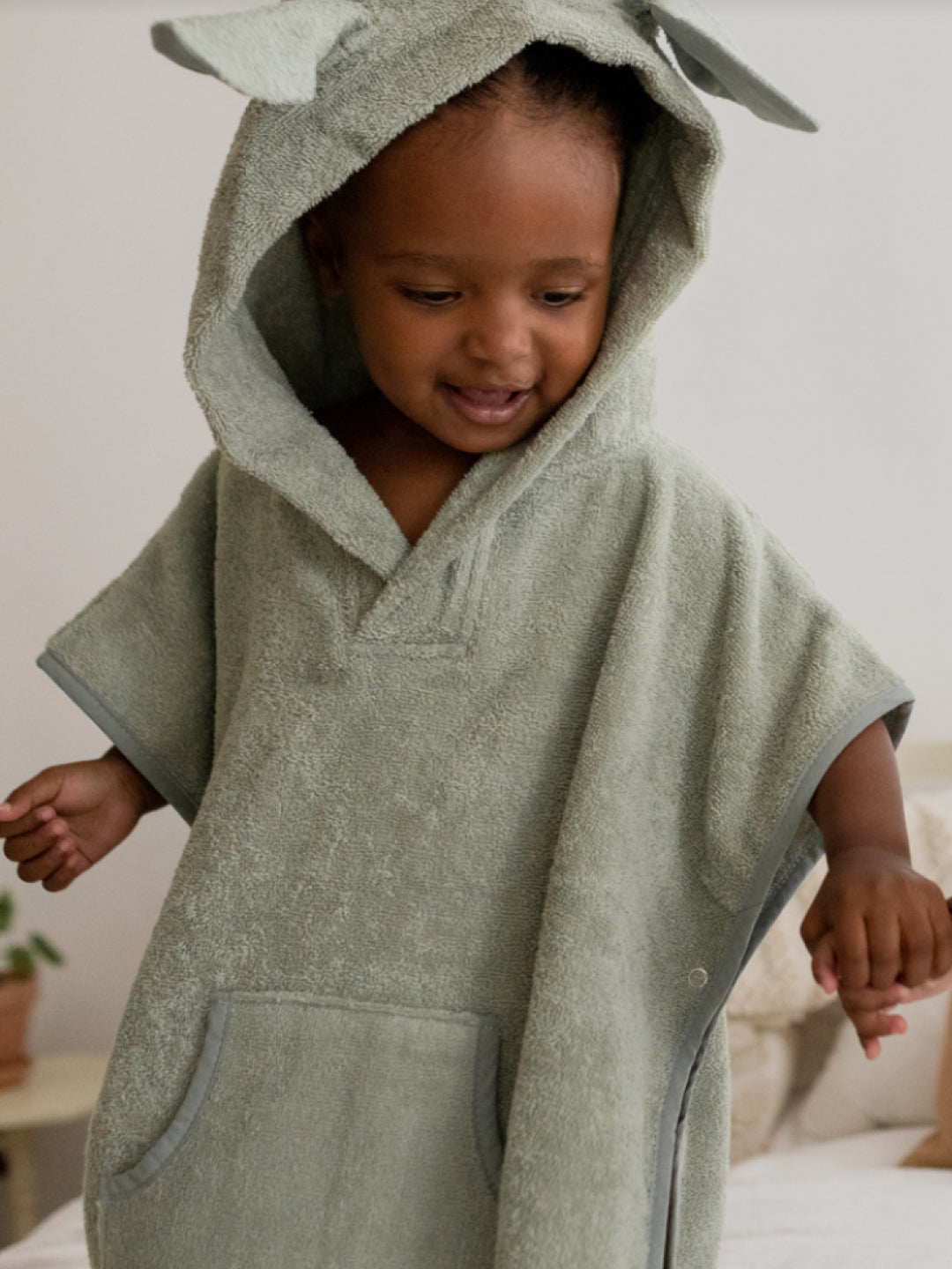BIBS Kangaroo Poncho - Toddler, BIBS Kangaroo kapuutsiga vannipontšo väikelapsele, all-groups