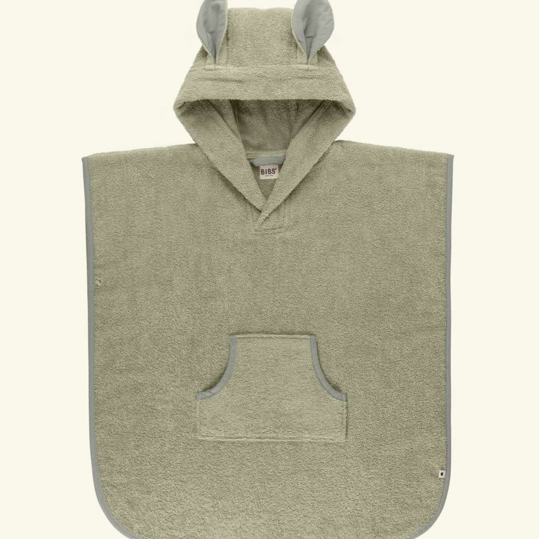 BIBS Kangaroo Poncho - Toddler, BIBS Kangaroo kapuutsiga vannipontšo väikelapsele