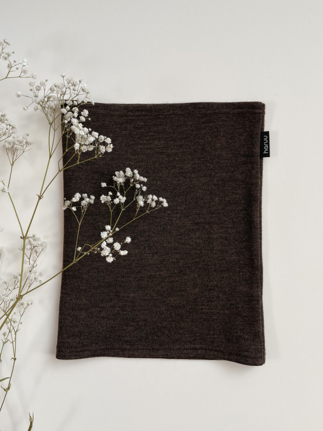 Haruu Merinowool Tube Scarf -  Kids, Haruu meriinovillane torusall lastele tumepruun