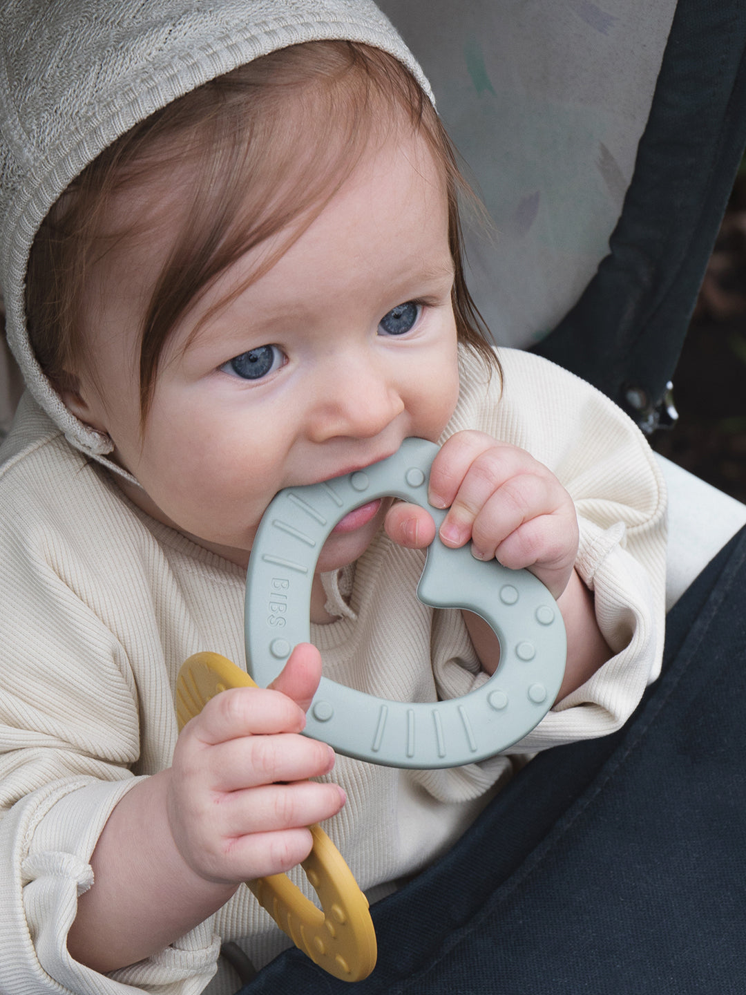 BIBS Baby Bitie Teether heart, BIBS Baby Bitie närimisrõngas süda, all-groups