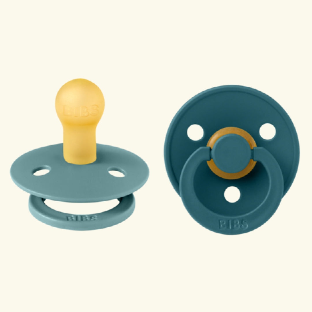 BIBS Colour Round pacifiers, BIBS Colour Round lutid, ümar kirsikujuline lutiots, looduslikust kummist lutid