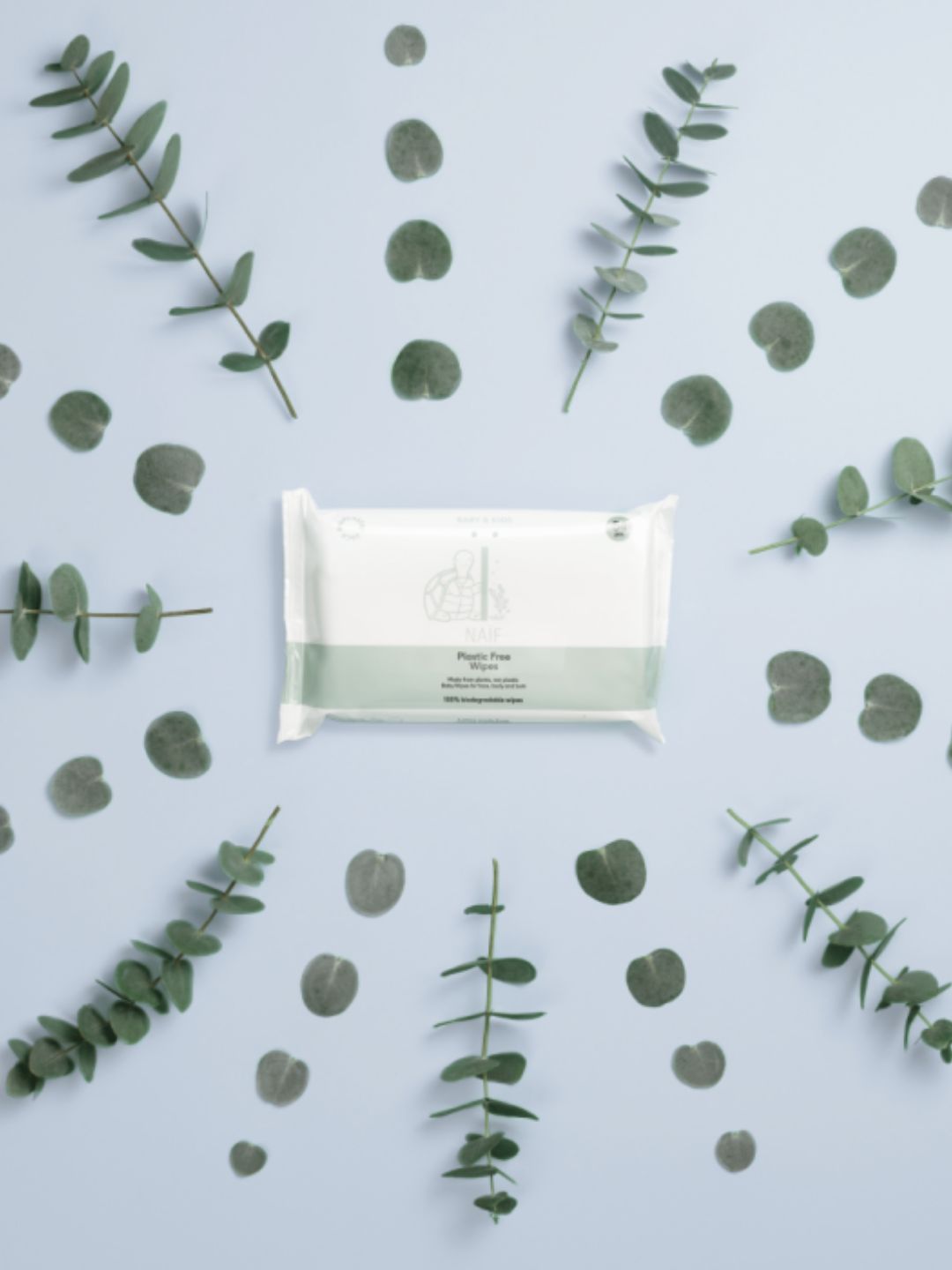 NAÏF Plastic Free Baby Wipes, NAÏF plastikuvabad niisked salvrätikud