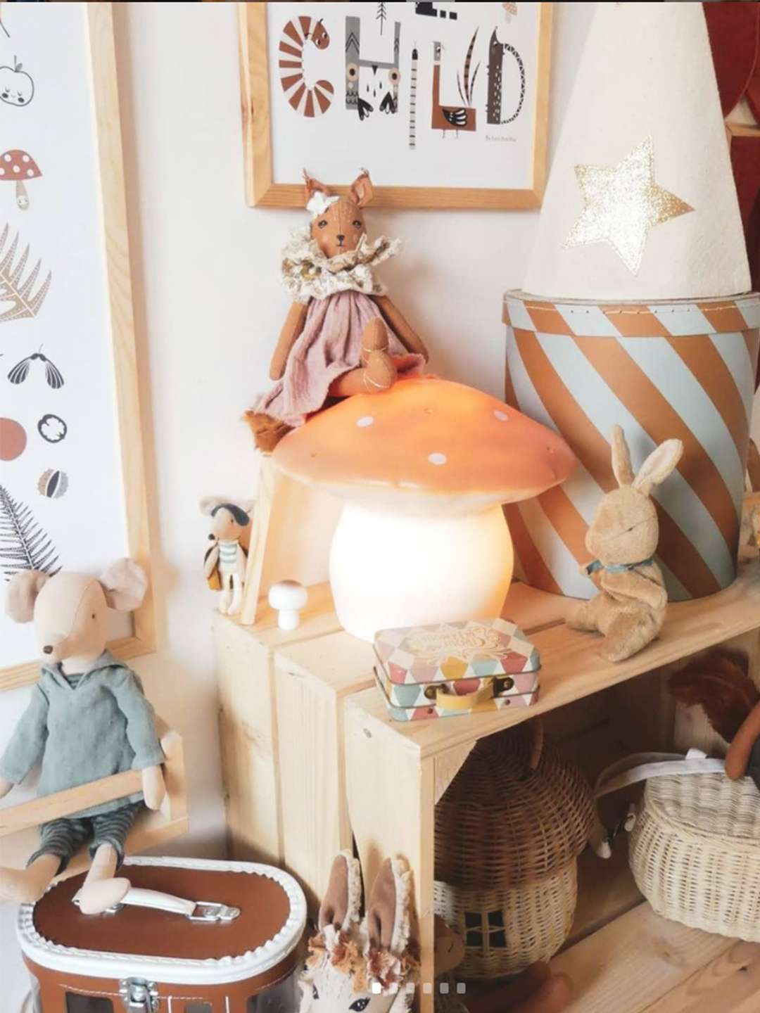 Egmont Toys Mushroom Lamp, Egmont Toys seenelamp, all-groups