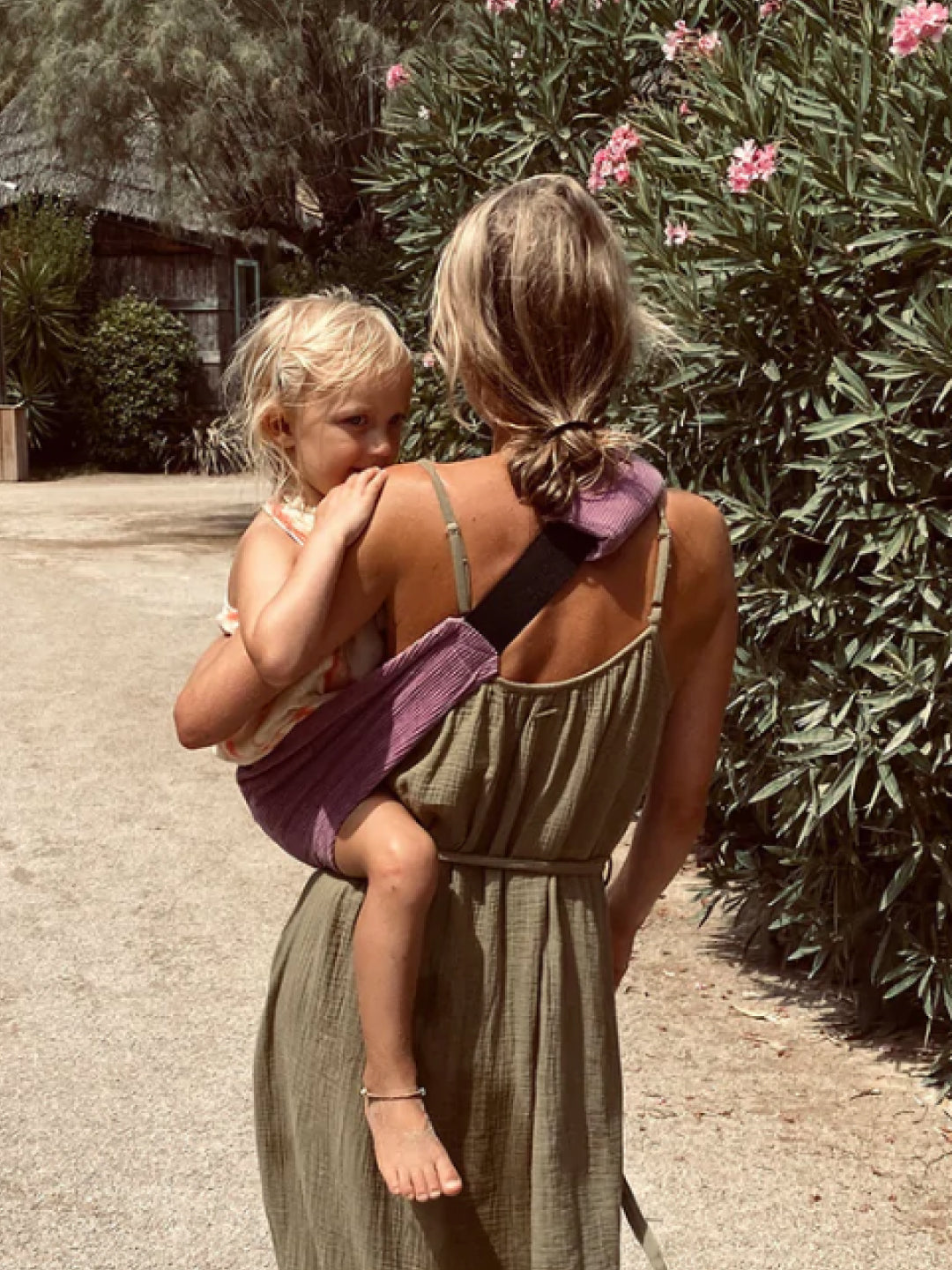 Wildride Toddler Swing Carrier - Lila Rib, Wildride väikelapse kandekott – Lila Rib