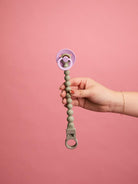 BIBS pacifier clip beaded, BIBS lutikett helmestega, pärlitega, all-groups