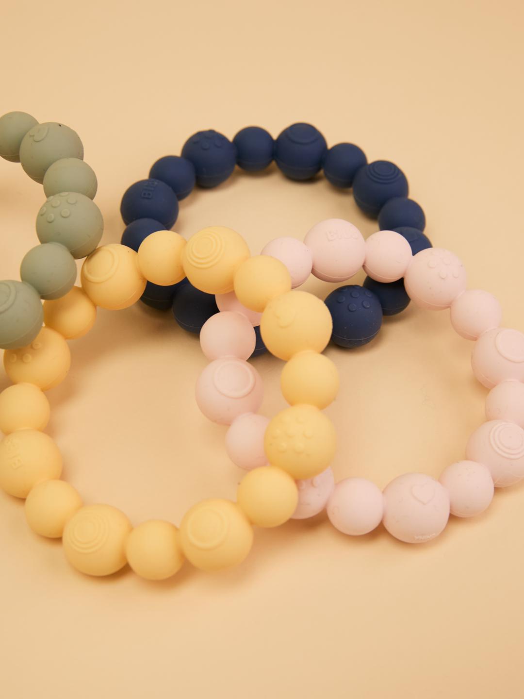 BIBS teething ring beaded, BIBS närimisrõngas närimislelu helmestega, pärlitega, all-groups