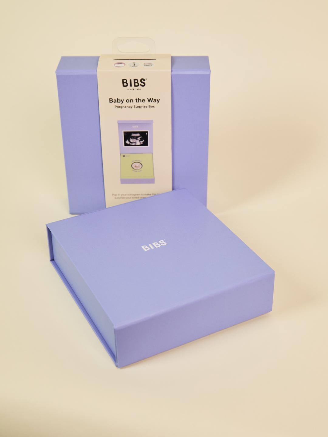 BIBS Baby on the way gift set, BIBS beebiootusest teatamise kinkekomplekt, olen rase teatamine