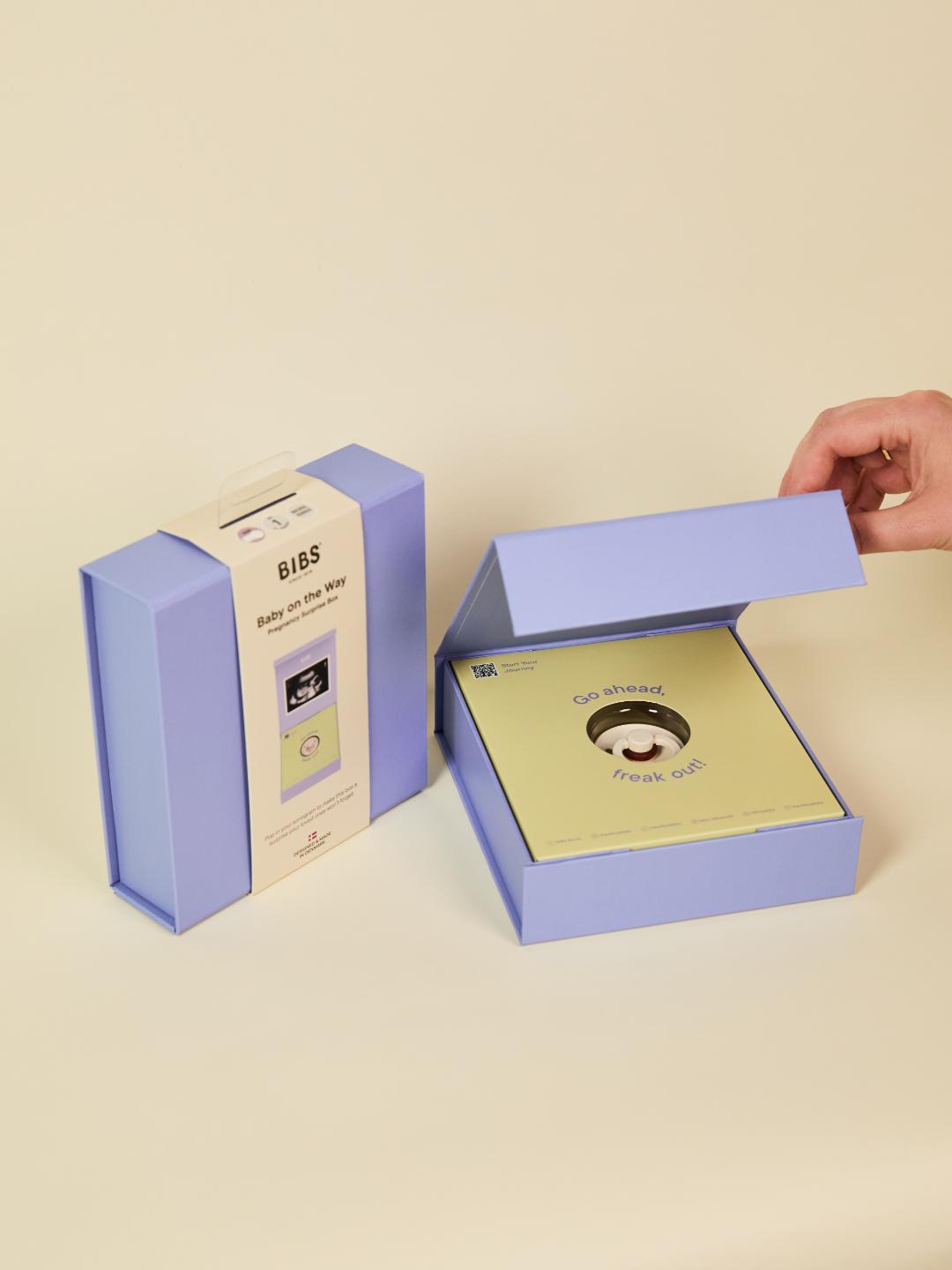 BIBS Baby on the way gift set, BIBS beebiootusest teatamise kinkekomplekt