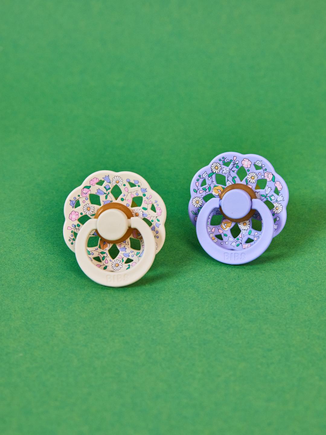 BIBS x Liberty Boheme Pacifiers, BIBS X Liberty Boheme kirsikujulised lutid, naturaalsest kummist lutid, all-groups