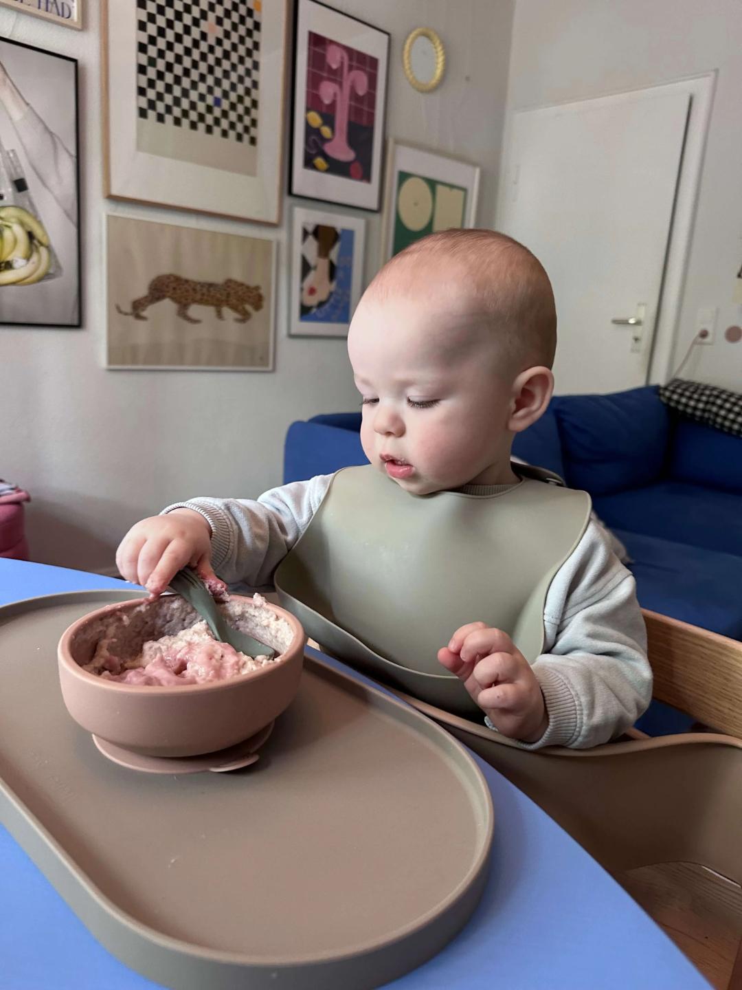 Atelier Keen baby silicone bowl and spoons, silikoonist beebilusikad ja kauss, all-groups
